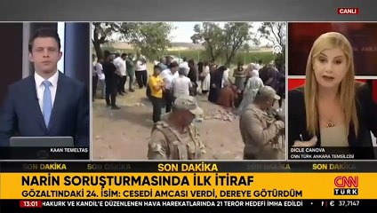 Narin'in cinayetinde ilk itiraf ortaya çıktı! 'Cesedi çuval içinde amcası bana verdi'