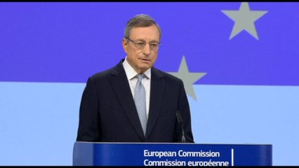 Draghi: "L'Europa è di fronte a una sfida esistenziale"