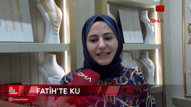 Fatih'te kuyumcu hırsızlığı: Düğünümüz var deyip bilezik çaldı