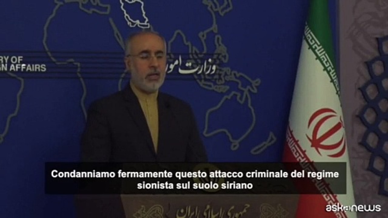 L'Iran condanna l'"attacco criminale" in Siria