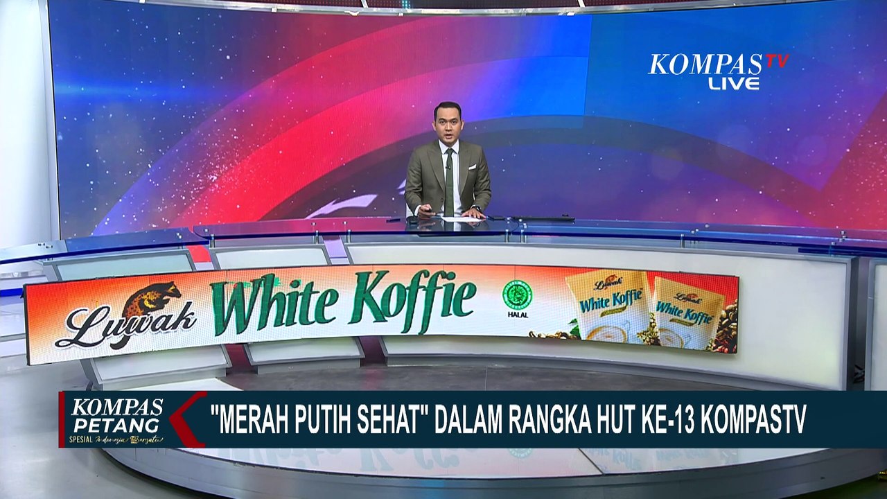 Acara 'Merah Putih Sehat' di HUT ke-13 KompasTV, Warga Cek Kesehatan Gratis hingga Edukasi Stunting