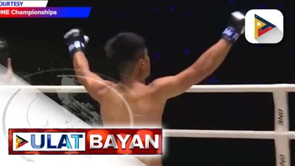Jean Saclag, panalo sa kanyang One Championship debut