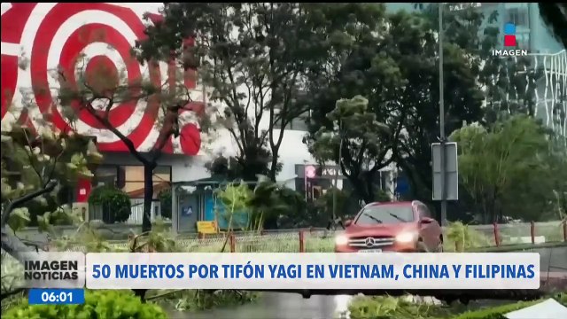 El tifón Yagi azota Vietnam, China y Filipinas