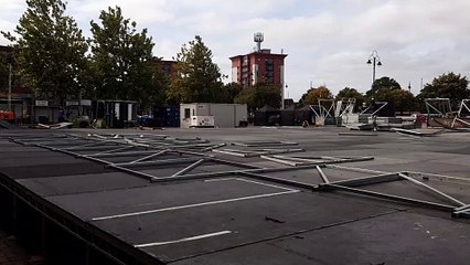 The stage is going up for the FISE extreme event .