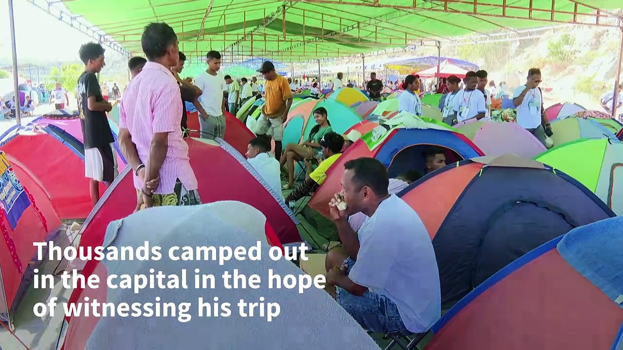 Pope Francis reaches halfway mark of his historic Asia Pacific trip