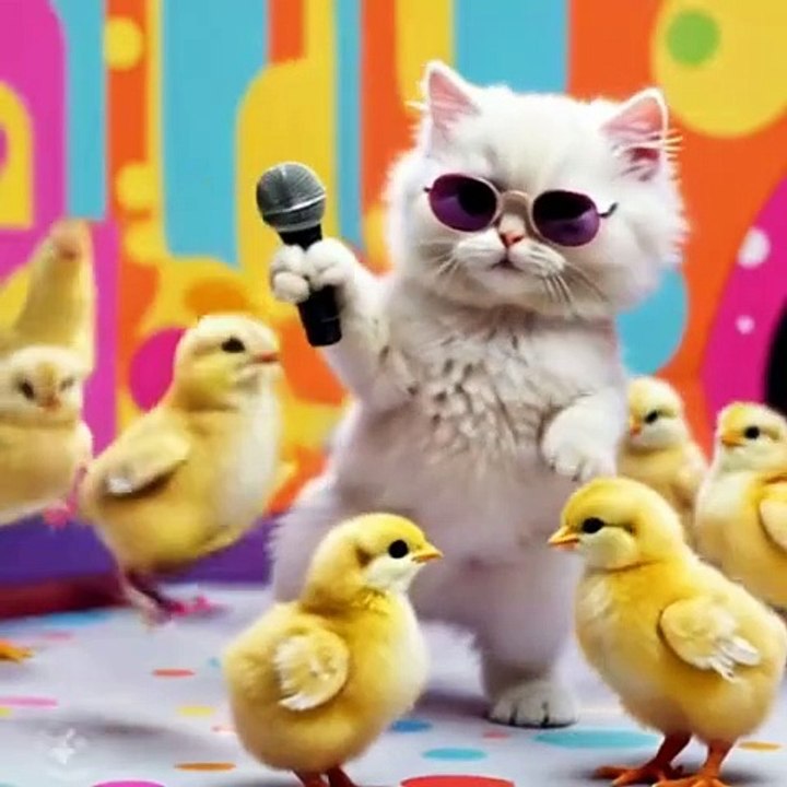 Lovely cat dance 