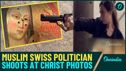 Shocking Video: Muslim Woman Uses Jesus Images For Target Shooting Practice| Who Is Sanija Ameti?