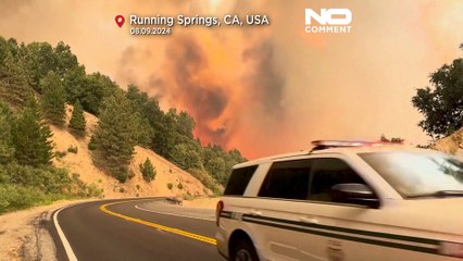 No Comment : Un incendie à l'est de Los Angeles menace des dizaines de milliers d'habitations