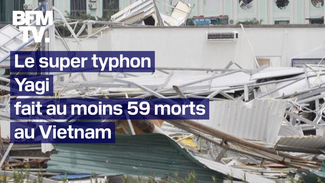 Au moins 59 morts au Vietnam après le passage du super typhon Yagi