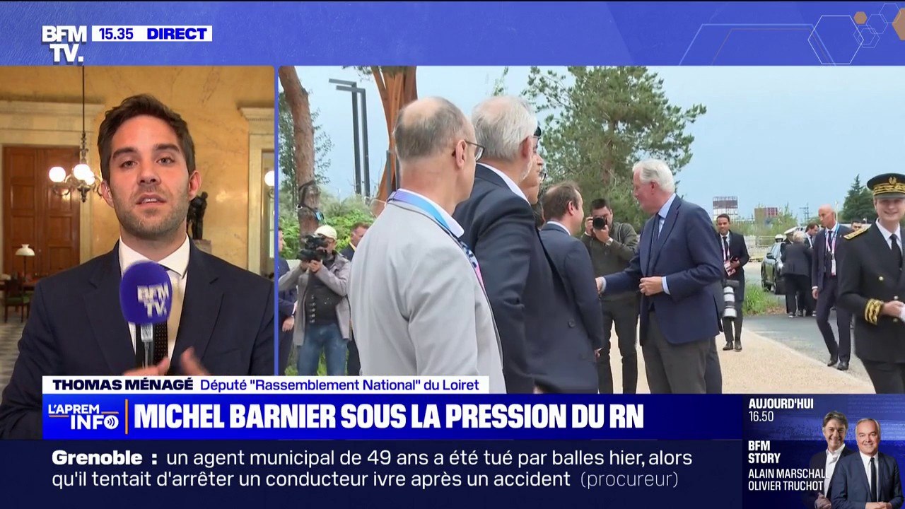 Gouvernement Barnier: "Il faut éviter des profils qui ont eu des propos outranciers à l'égard des 11 millions d'électeurs du RN", affirme Thomas Ménagé (RN)