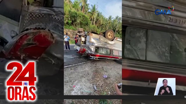 24 Oras: (Part 3) Pahinante, patay nang mahulog at madaganan ng bumaligtad na jeepney; Mabagal umanong usad ng clinical trial ng ASF vaccine, kwinestyon sa Senado; Pagrampa ng Kapuso stars sa local at int'l scene, atbp.