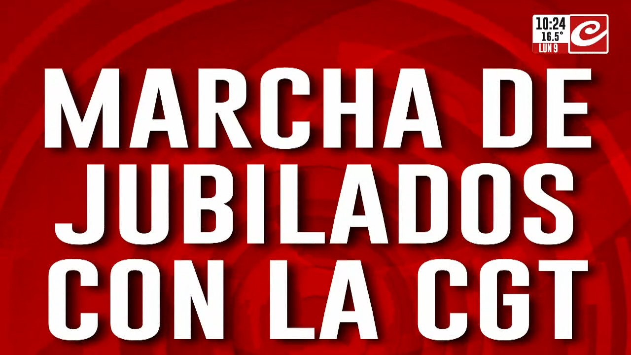 Jubilados contra el veto presidencial: jubilados preparan nueva marcha junto a la CGT
