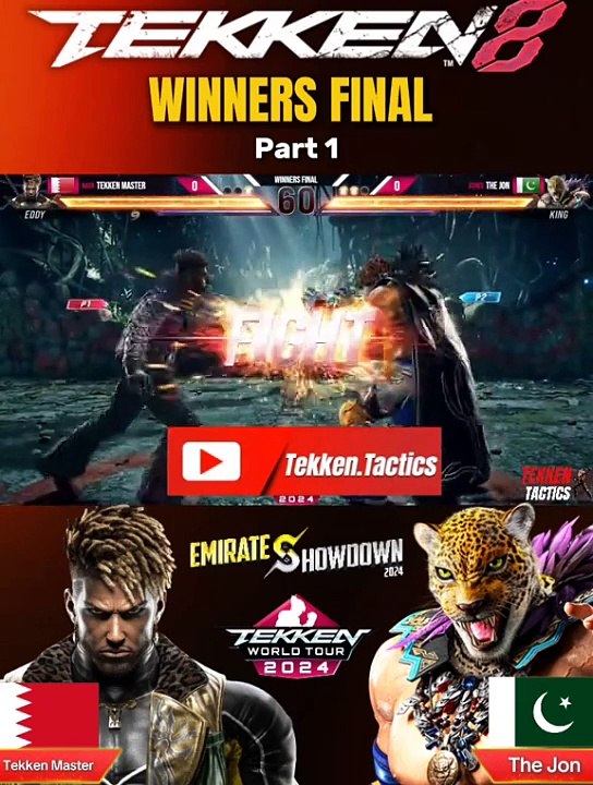 Part 1 | Winners Final | The Jon (King) Vs Tekken Master (Eddy) | Tekken 8 Emirate Showdown |