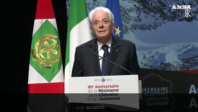 Mattarella: Non si era e non si e' stranieri a casa propria