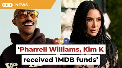 Pharrell Williams, Kim Kardashian received 1MDB funds, court told