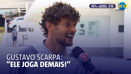 Scarpa elogia colega do Galo