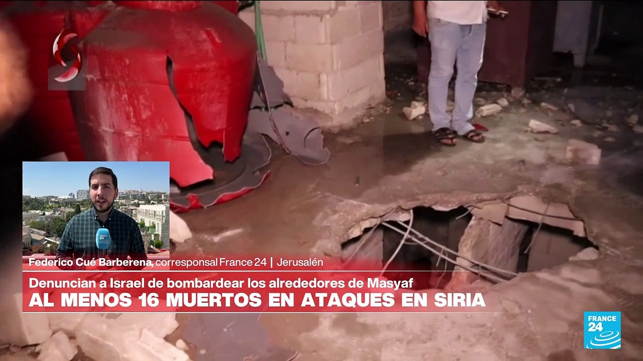 Informe desde Jerusalén: al menos 16 muertos en fuertes bombardeos en Siria atribuidos a Israel
