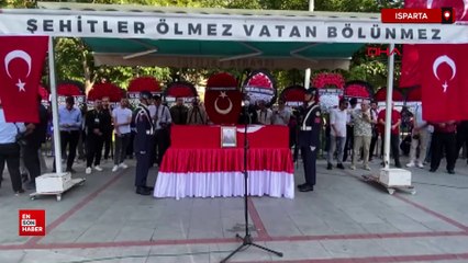 Ispartalı şehidin adı, dün doğan oğluna verildi