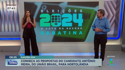 Antônio Meira fala sobre as propostas de campanha em Hortolândia