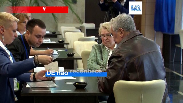 UE denuncia “eleições” nos territórios ocupados pela Rússia