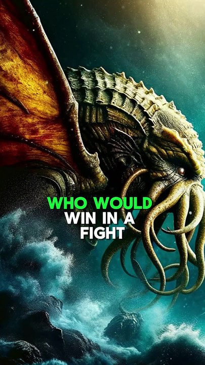 Who Would WIN In A Fight _megalodon _scary _scarystory _cthulhu  _thebloop _shorts(720P_HD)