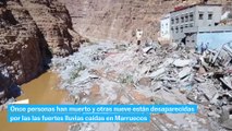 Ascienden a once los muertos por las fuertes lluvias en Marruecos