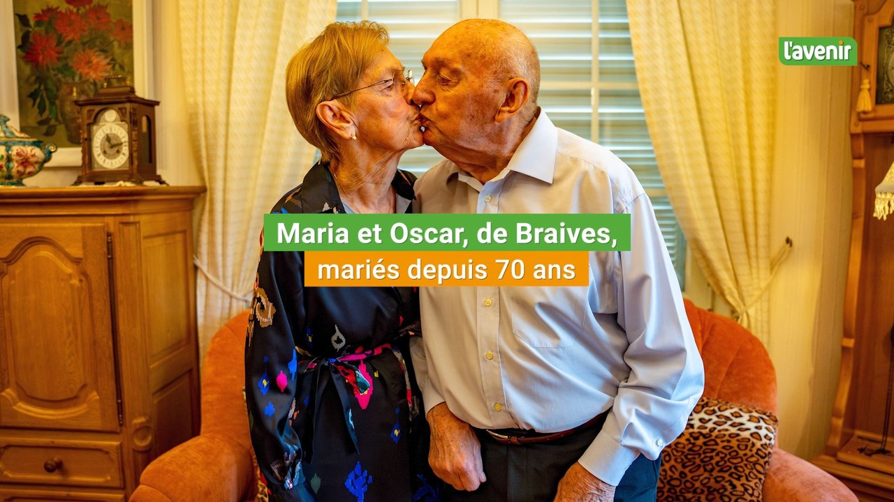 Maria et Oscar, de Braives, mariés depuis 70 ans