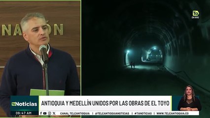 Gobernador de Antioquia sobre túnel del Toyo