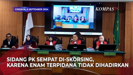 Tampang 6 Terpidana Kasus Vina dan Eky Hadiri Sidang PK di PN Cirebon