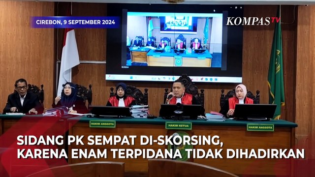 Tampang 6 Terpidana Kasus Vina dan Eky Hadiri Sidang PK di PN Cirebon