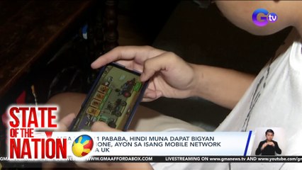 Mga edad 11 pababa, hindi muna dapat bigyan ng smartphone, ayon sa isang mobile Network Operator sa UK | SONA
