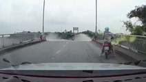 Cars plunge into river as Typhoon Yagi collapses busy Vietnam bridge