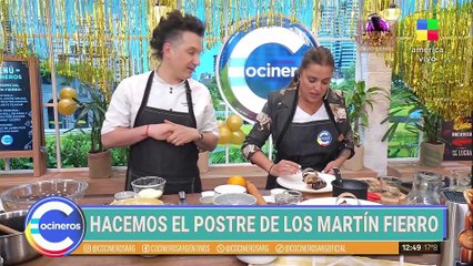 ¡Postre Martín Fierro: Cremoso de Chocolate Blanco, Lima y Frambuesa, Bañado en Chocolate! 