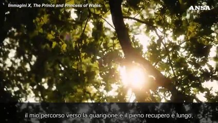 La principessa Kate Middleton in video: "Ho completato la chemio, e' stata dura"