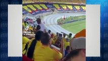 Fuera Petro en partido Colombia - Argentina