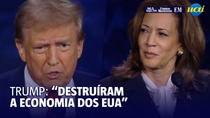 "Vocês destruíram a economia", diz Trump sobre o governo BIden