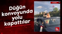 İstanbul'da düğün konvoyunda yolu kapatan magandalara ceza yağdı