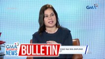 Vice Pres. Sara Duterte sa posibilidad na ma-defund ang OVP - 