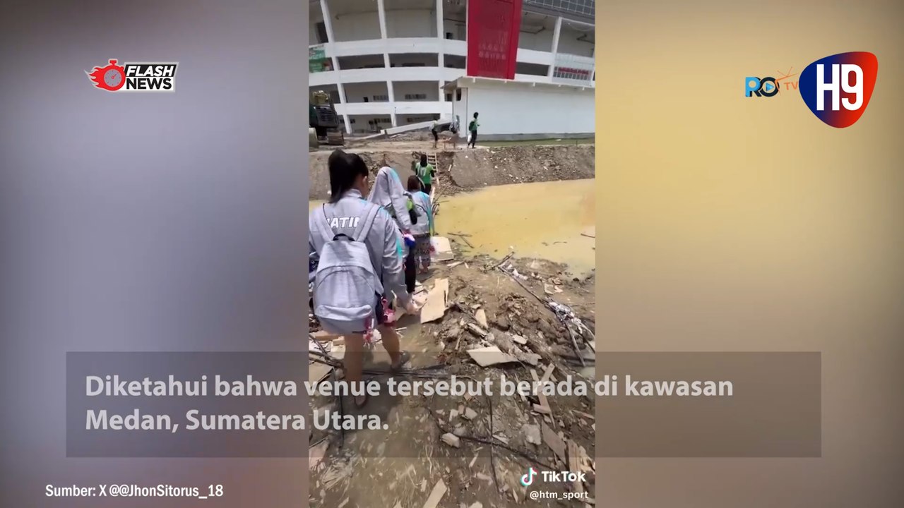 Akses Buruk Venue Arena Voli Menambah Cerita Miris PON XXI Aceh-Sumut