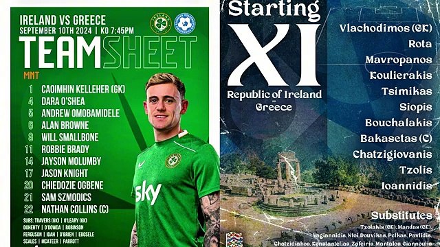 Ireland vs Greece 0-2 Highlights UEFA Nations League 2024-25