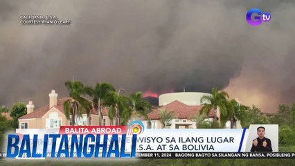 1, nasawi dahil sa wildfire sa Peru; 16, nalason sa nalanghap na usok | Balitanghali