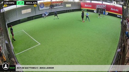 But de Matthieu C - BOCA JUNIOR