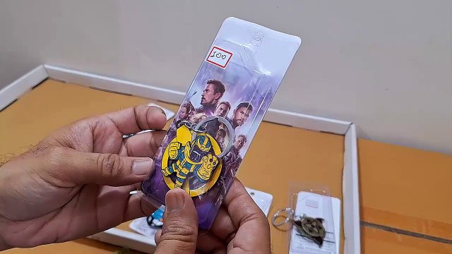 Unboxing and Review of naruto, anime, thor, thanos, goku metal spinning keychain