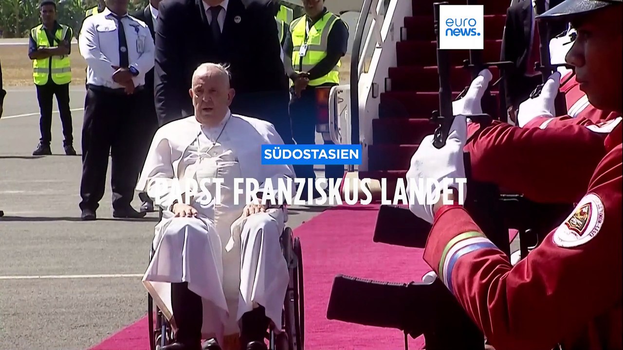 Südostasien: Papst Franziskus landet in Osttimor