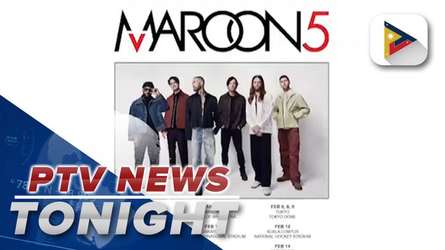 Maroon 5 coming back to PH for a concert in January 2025