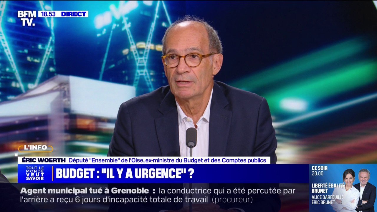 Éric Woerth, député "Ensemble" et ancien ministre du Budget: "On voit bien que le gouvernement souhaite ne pas laisser totalement filer les finances publiques et il a bien raison"