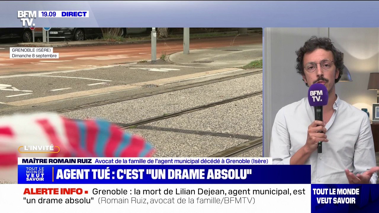 "Se servir de ce type de drames (...) c'est tout simplement ridicule et lamentable": L'avocat de la famille de l'agent municipal tué à Grenoble dénonce la "récupération politique"