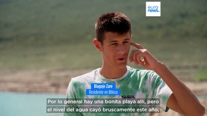 Las altas temperaturas en los Balcanes secan lagos en Bosnia