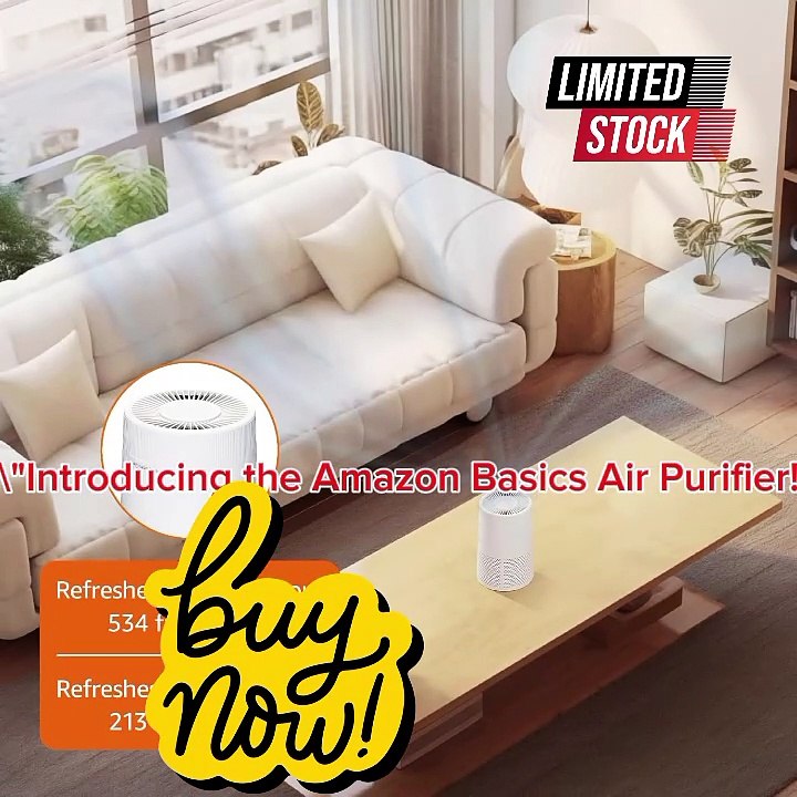 " Introducing Amazon Basics Air Purifier! 