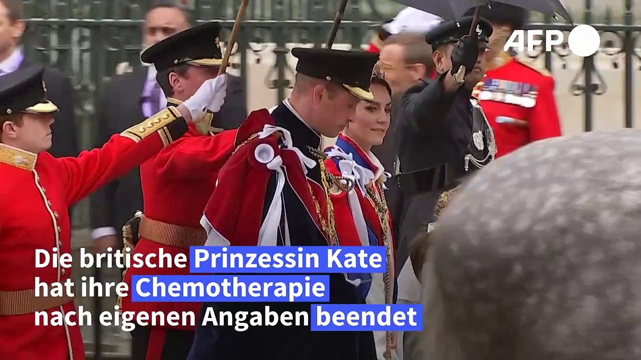 Britische Prinzessin Kate hat Chemotherapie beendet